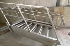 food-processing-stair-bead-blasted